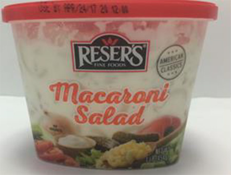 Reser’s Fine Foods, Inc. Issues Allergy Alert On Undeclared Milk And Soy In Limited Quantity Of One Macaroni Salad Item
